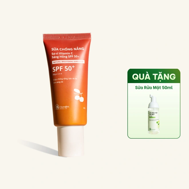 Sữa Chống Nắng Sơ-ri Vitamin C Sáng Hồng SPF 50+ PA++++