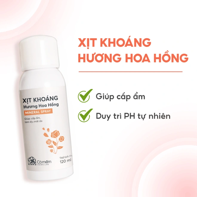 Xịt Khoáng Hoa Hồng 