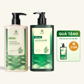 Combo Gội Xả Tóc Hương Thảo Giúp Sạch Gàu