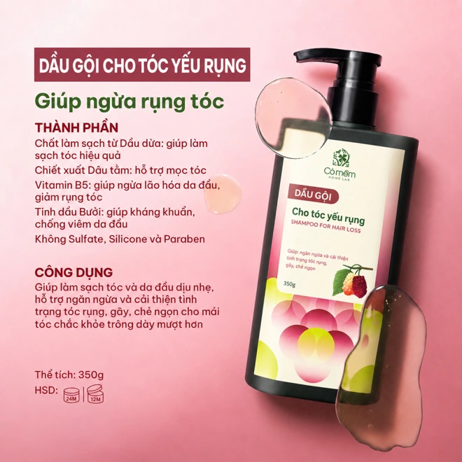 Dầu Gội Cho Tóc Yếu Rụng