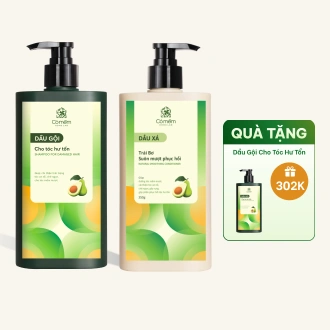 Combo Gội Xả Ủ Suôn Mượt Phục Hồi Trái Bơ