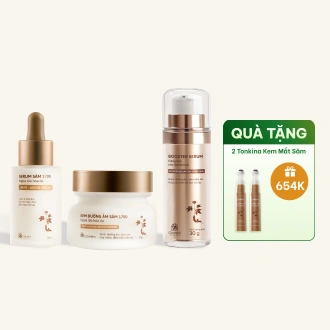 Combo 3 Bước Tinh Chất Booster Serum Và Kem Dưỡng Sâm 1700
