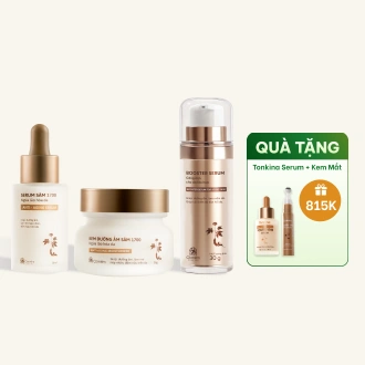 Combo 3 Bước Tinh Chất Booster Serum Và Kem Dưỡng Sâm 1700
