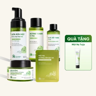 Combo Chăm Sóc Da Tơ Tằm 5 Bước