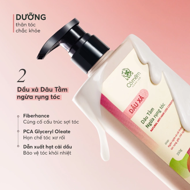 Combo Gội Xả Dâu Tằm Ngừa Rụng Tóc