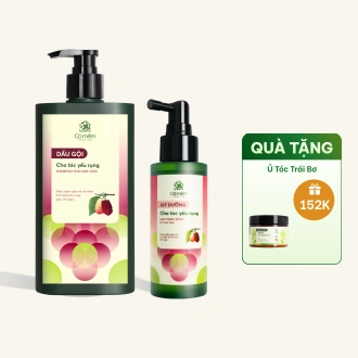 Combo Gội Xịt Dưỡng Cho Tóc Yếu Rụng Giúp Tóc Chắc Khỏe