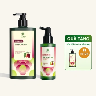 Combo Gội Xịt Dưỡng Cho Tóc Yếu Rụng Giúp Tóc Chắc Khỏe