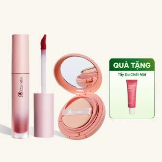 Combo Son Kem Bông & Phấn Nước Thủy Tinh Cushion