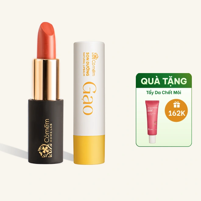 Combo Son Lụa Diễm và Son Dưỡng Môi