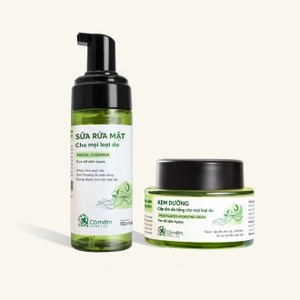 Combo Sữa Rửa Mặt Và Kem Dưỡng Cho Mọi Loại Da