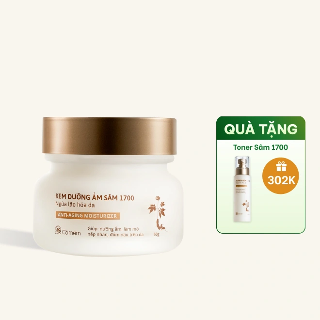 Kem Dưỡng Ẩm Sâm 1700 Ngừa Lão Hoá Da