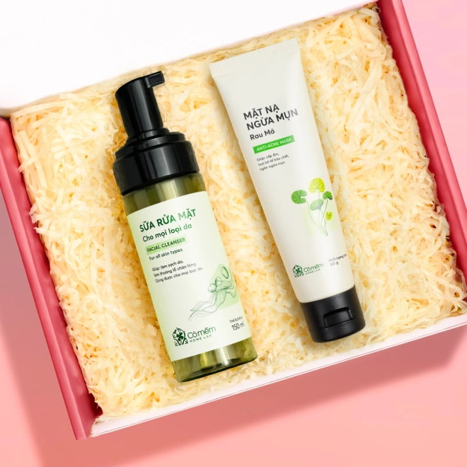 [SET QUÀ TẶNG] Mặt Nạ Tuýp 60g, Sữa Rửa Mặt Cho Mọi Loại Da