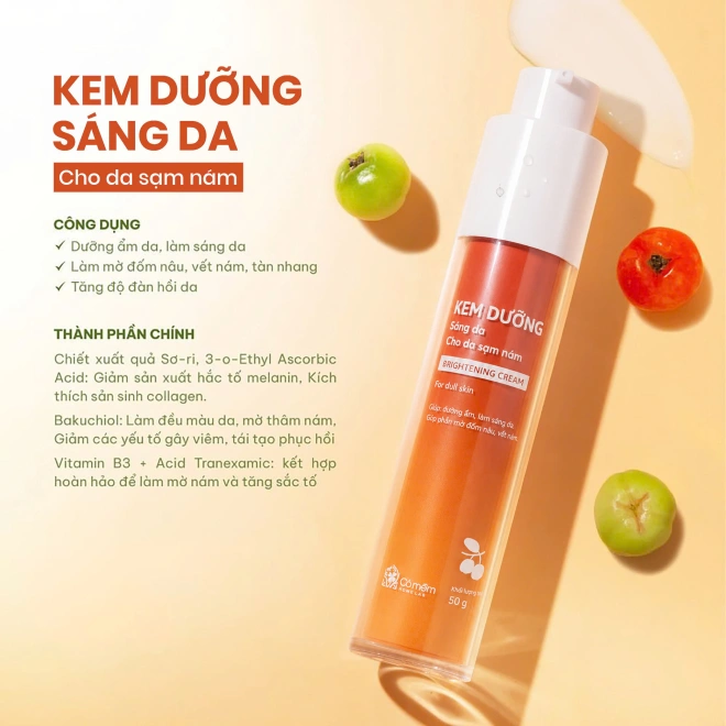 Kem Dưỡng Sáng Da Cho Da Sạm Nám
