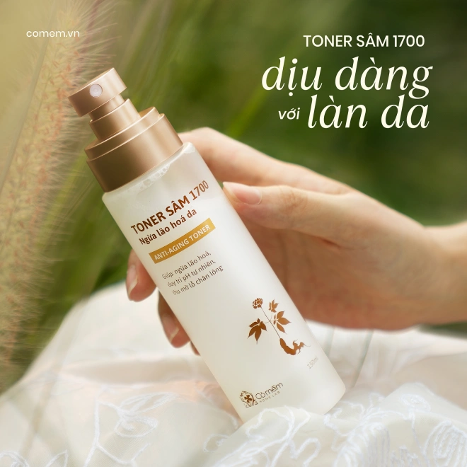 Bộ Chăm Sóc Da Sâm 1700 3 Bước