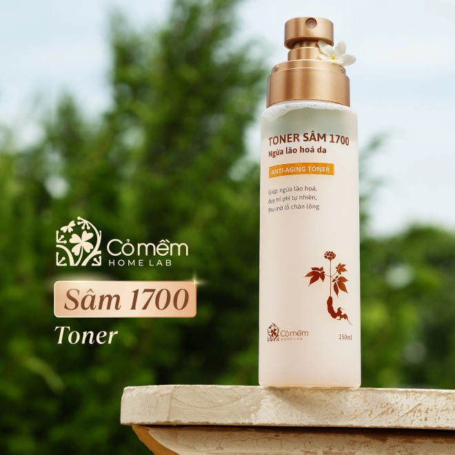 Bộ Chăm Sóc Da Sâm 1700 3 Bước