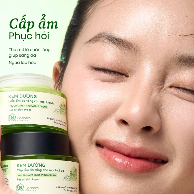 Kem Dưỡng Cấp Ẩm Đa Tầng Cho Mọi Loại Da