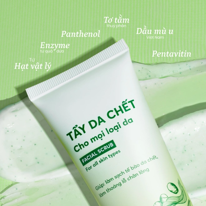 Tẩy Da Chết Cho Mọi Loại Da