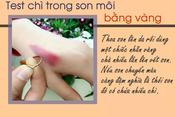 Cách thử chì trong son quá SAI lầm mà ai cũng tưởng đúng