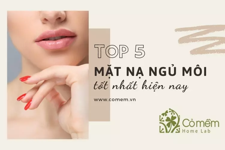 "Bí mật" #5 loại mặt nạ ngủ môi trị thâm "Hot nhất MXH"