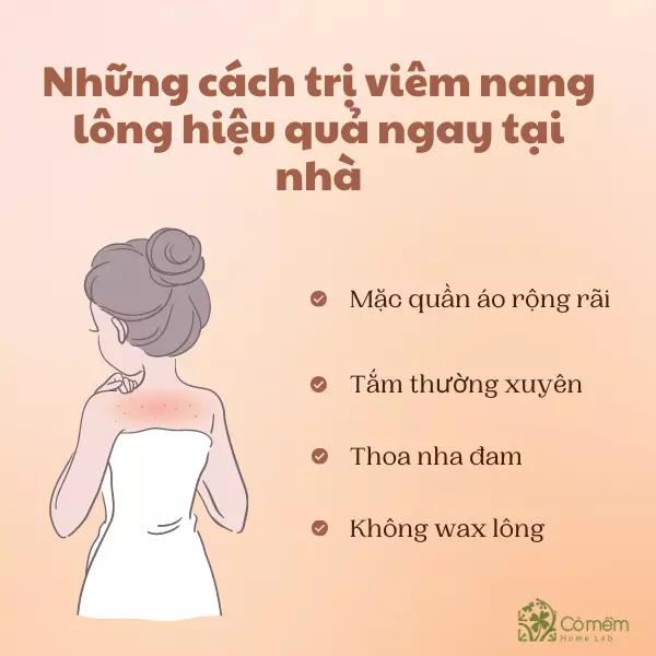 cách trị viêm nang lông