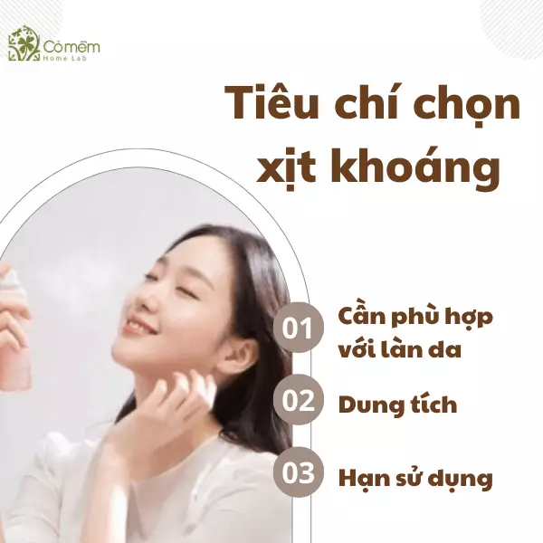 tác dụng của xịt khoáng