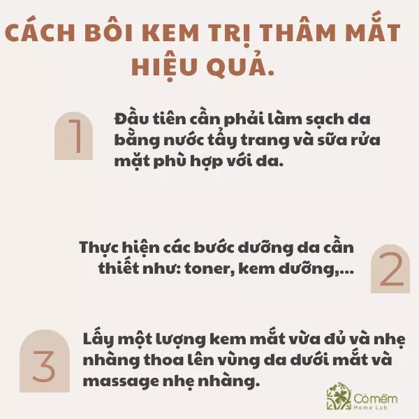 review kem trị thâm quầng mắt hiệu quả