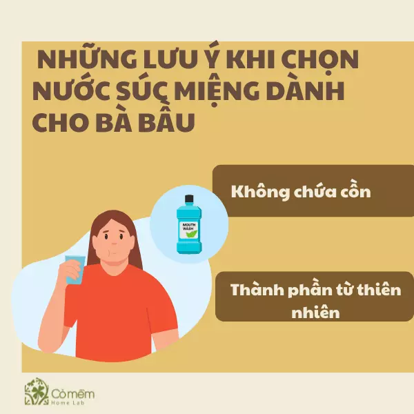 nước súc miệng dành cho bà bầu