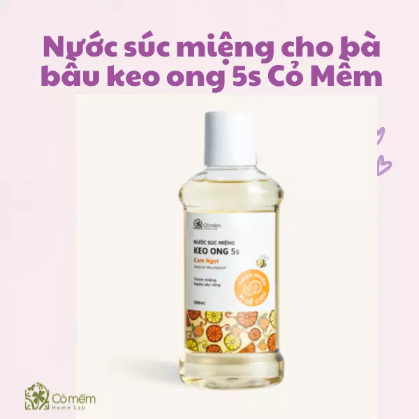 nước súc họng cho bà bầu