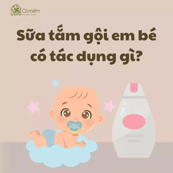 sữa tắm gội cho bé