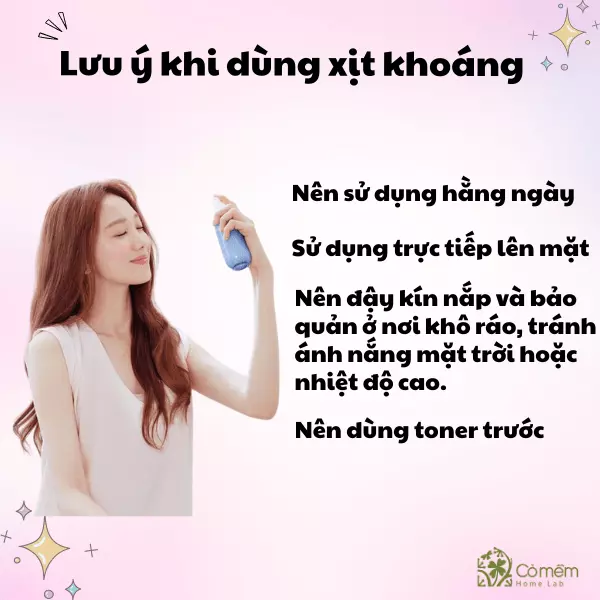 tác dụng xịt khoáng