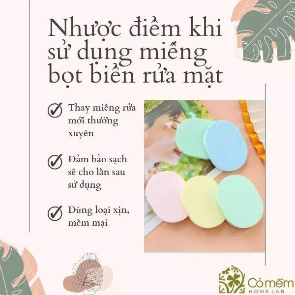 bọt biển rửa mặt sử dụng thế nào