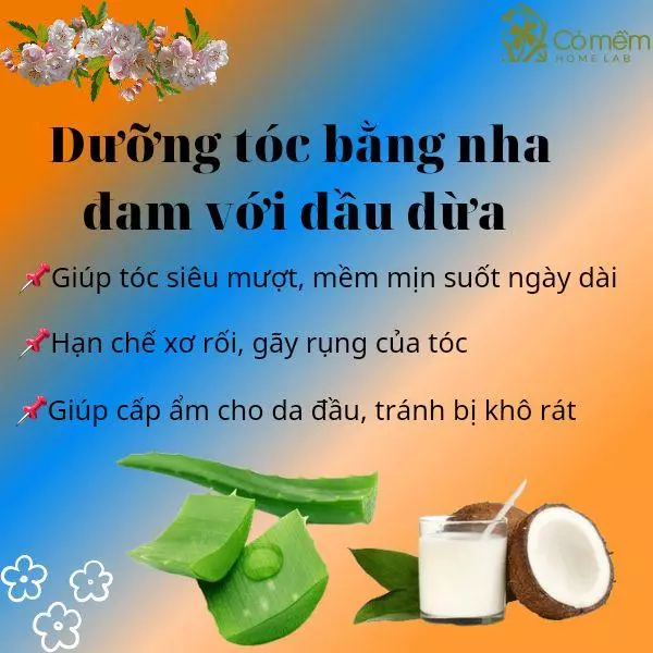 gel nha đam dưỡng tóc