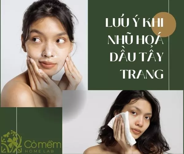 cách nhũ hóa dầu tẩy trang đúng cách