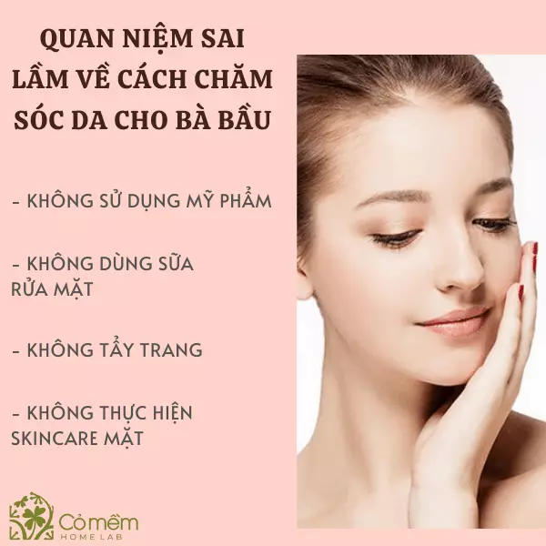 chăm sóc da mặt cho bà bầu