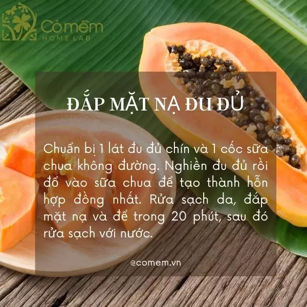 đắp mặt nạ làm trắng da từ thiên nhiên