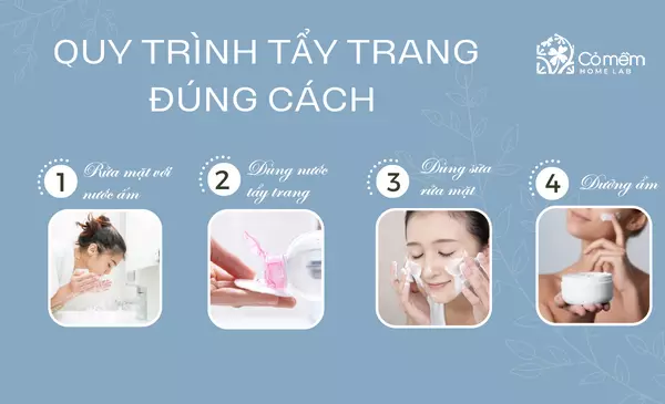 nước tẩy trang da mụn