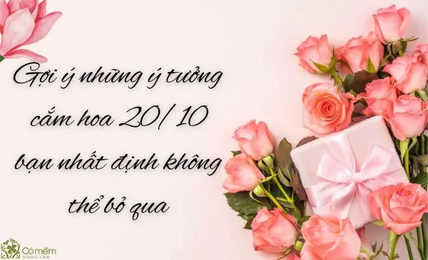 cắm hoa 20/10