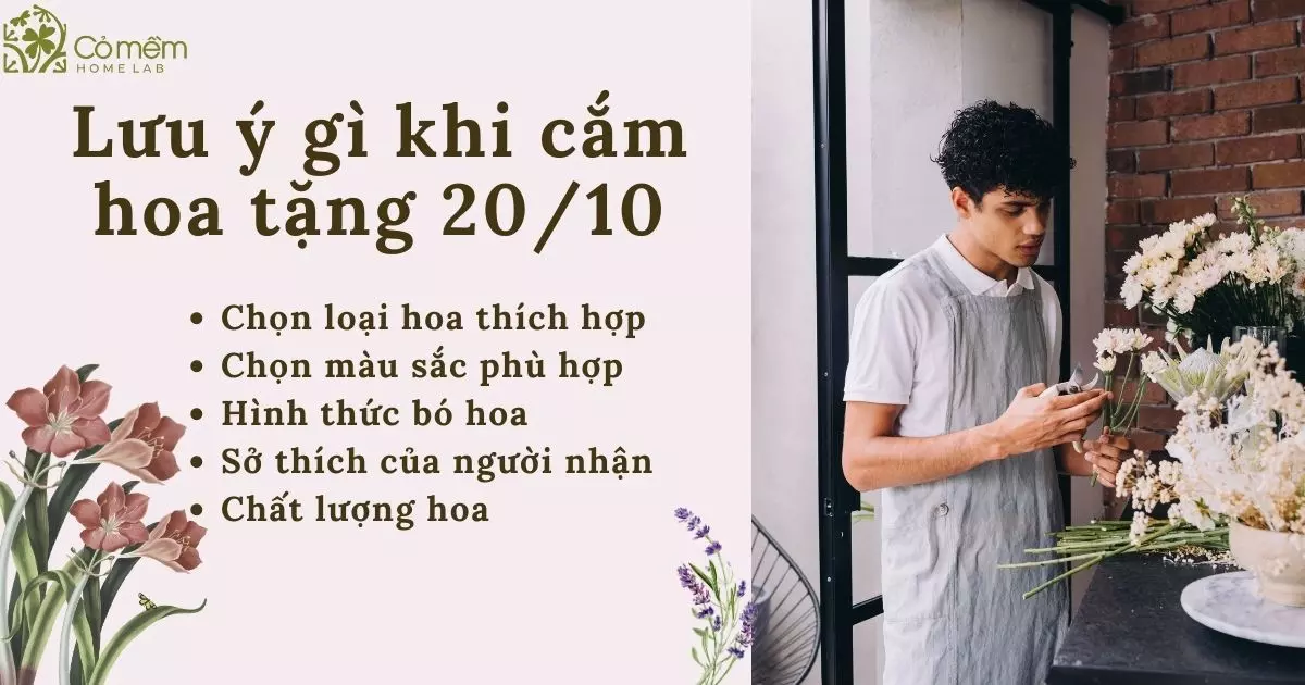 cắm hoa 20/10