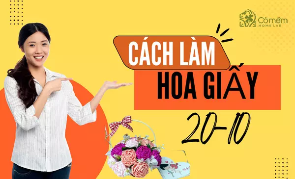 Cách làm hoa bằng giấy 20/10 khiến người được tặng "thích mê"