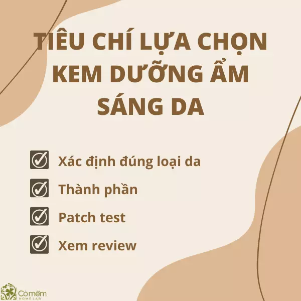 kem dưỡng ẩm sáng da