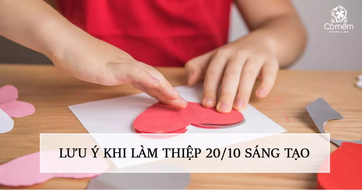 làm thiệp 20/10 sáng tạo