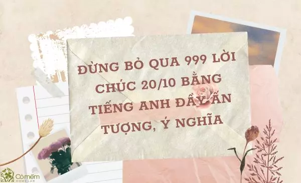 lời chúc 20/10 bằng tiếng anh