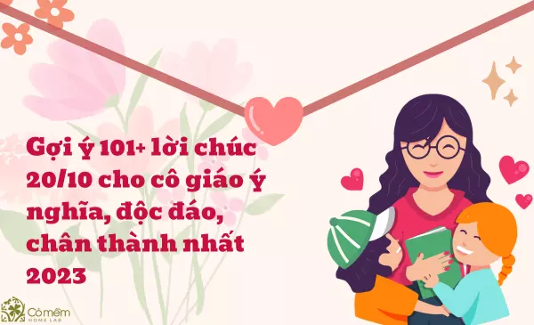 lời chúc 20/10 cho cô giáo