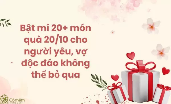 quà 20/10 cho người yêu