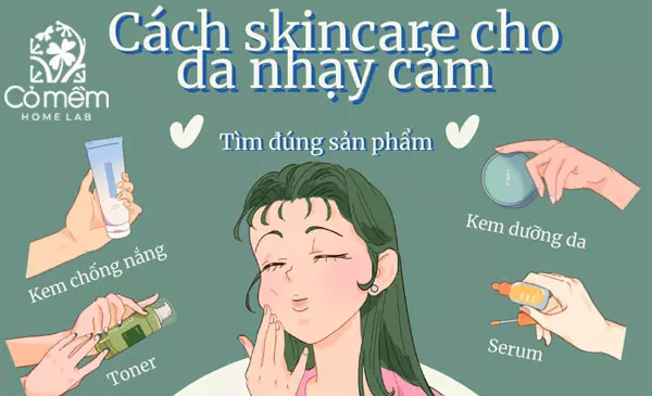 skincare cho da nhạy cảm