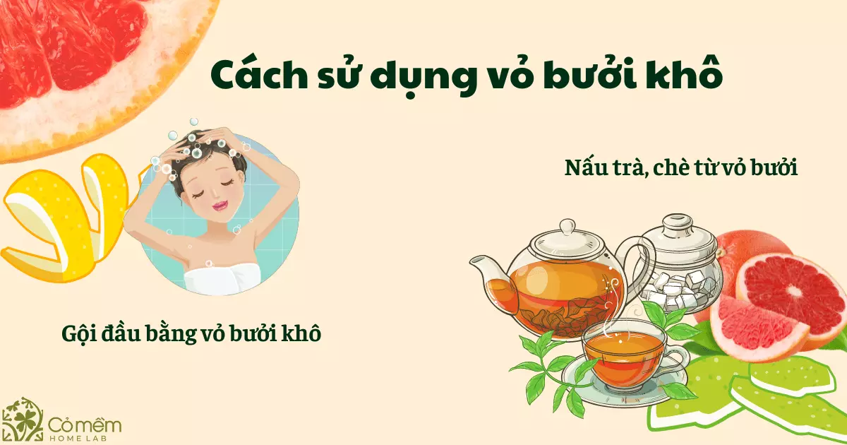 vỏ bưởi khô