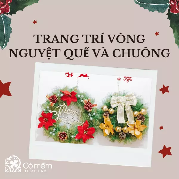 mẫu trang trí noel cho văn phòng