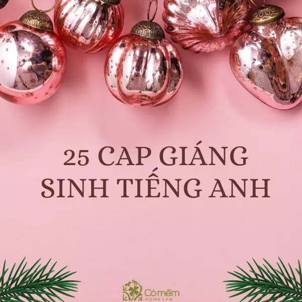 cap giáng sinh tiếng anh