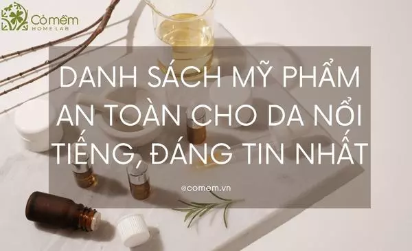 Danh Sách Mỹ Phẩm An Toàn Cho Da Nổi Tiếng, Đáng Tin Nhất