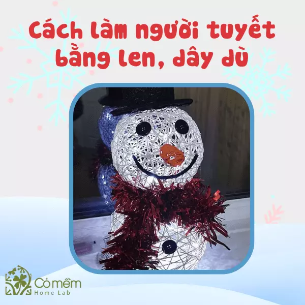 cách làm người tuyết đơn giản nhất